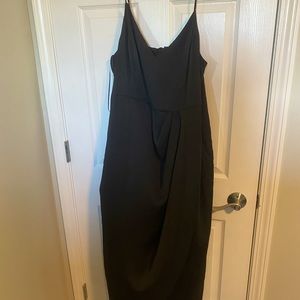 Express black mid length dress